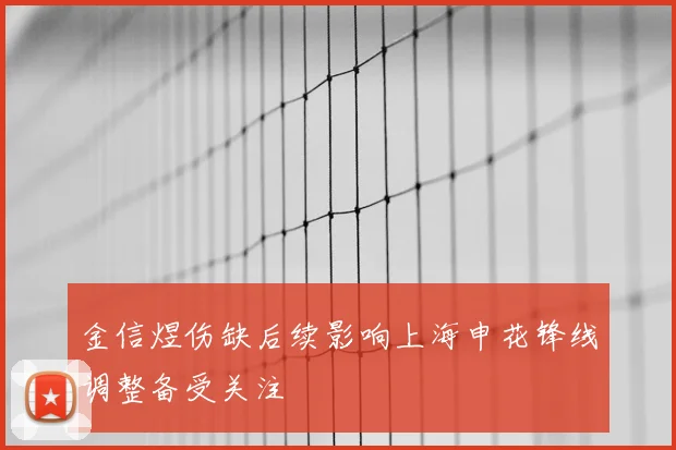 金信煜伤缺后续影响上海申花锋线调整备受关注